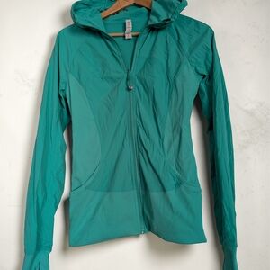 Lululemon Define Jacket Bali Breeze Teal Hooded Full Zip Size 8